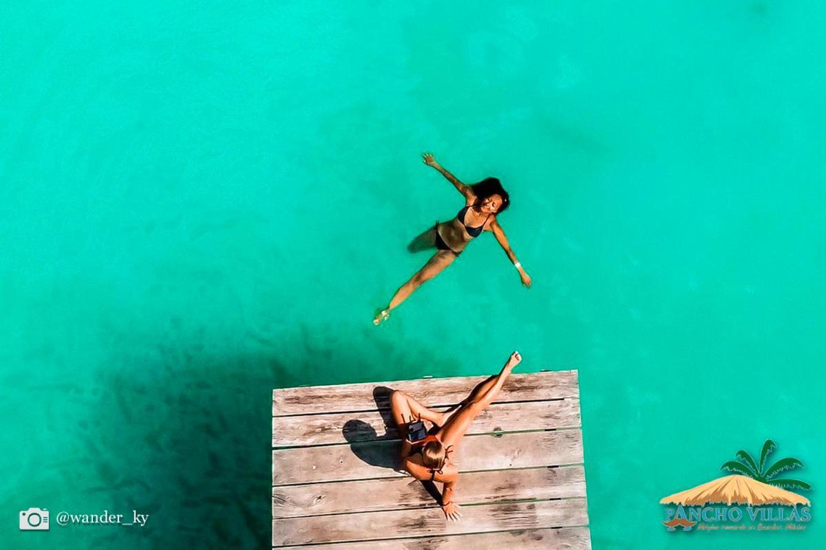 Hotel Pancho Villas Bacalar - Free Bikes And Paddles Экстерьер фото