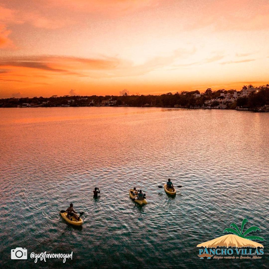 Hotel Pancho Villas Bacalar - Free Bikes And Paddles Экстерьер фото